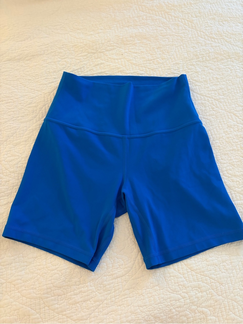 lululemon athletica Poolside Blue High-Rise Bike Shorts